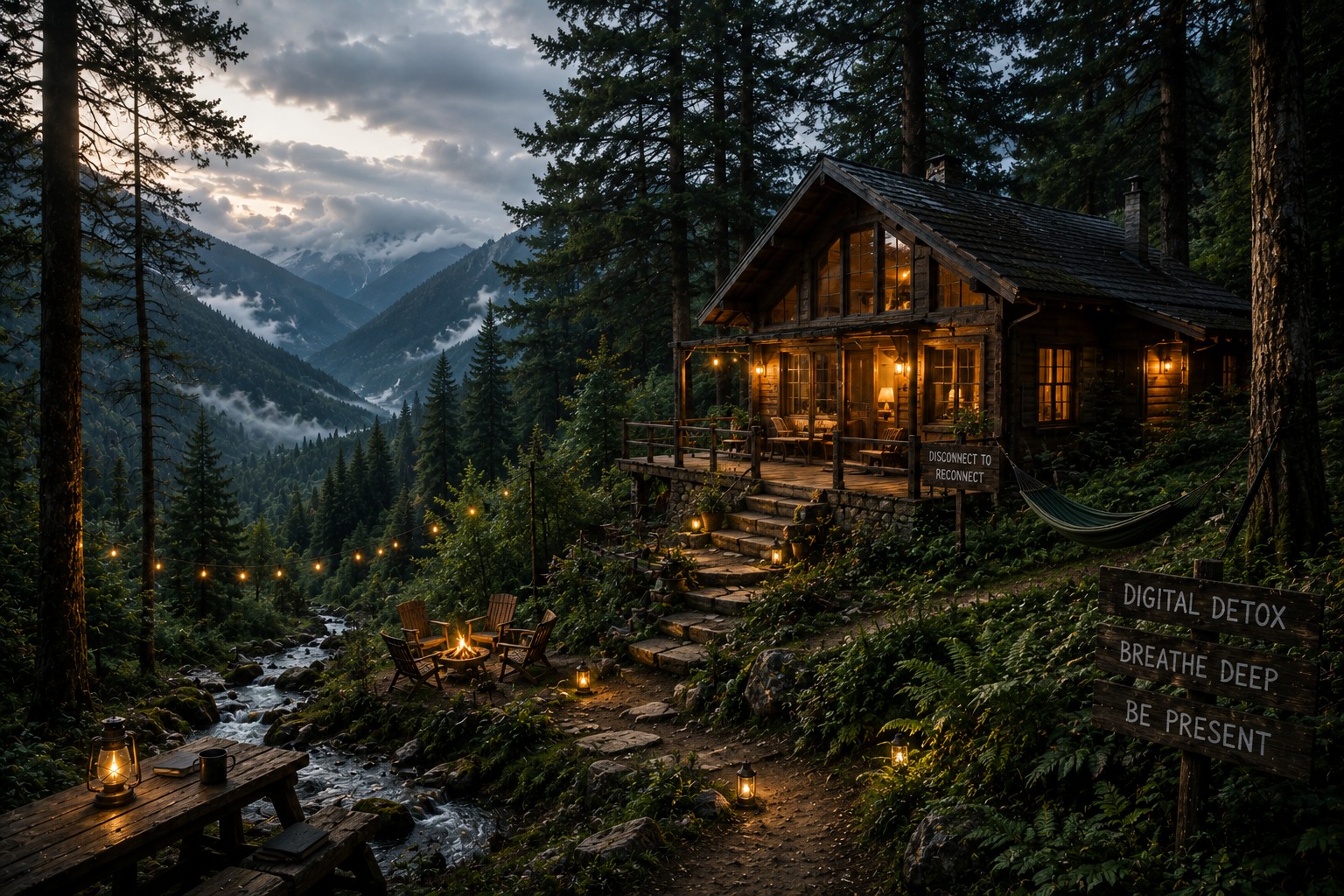 Digital detox cabin