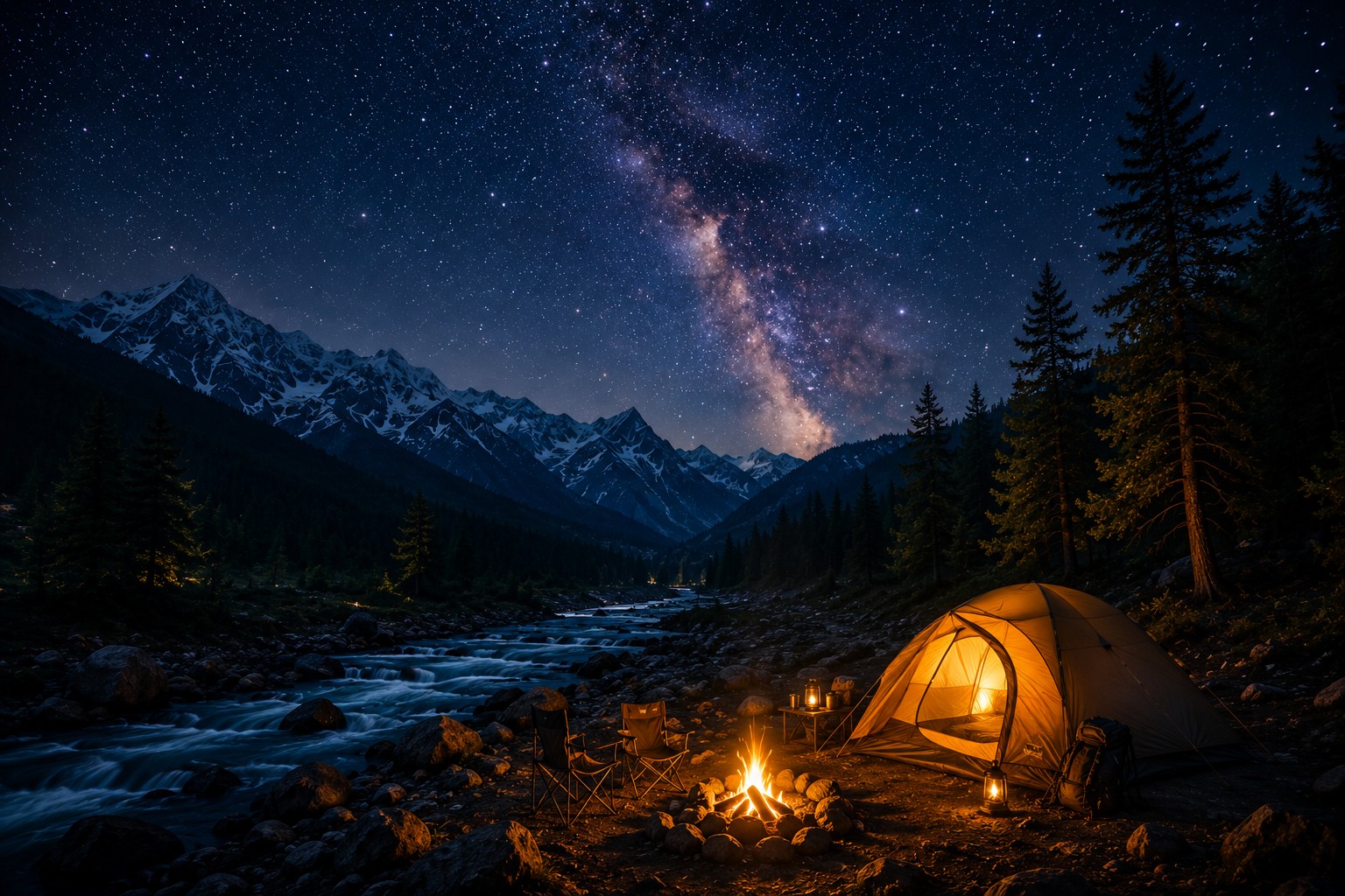 Wilderness camping